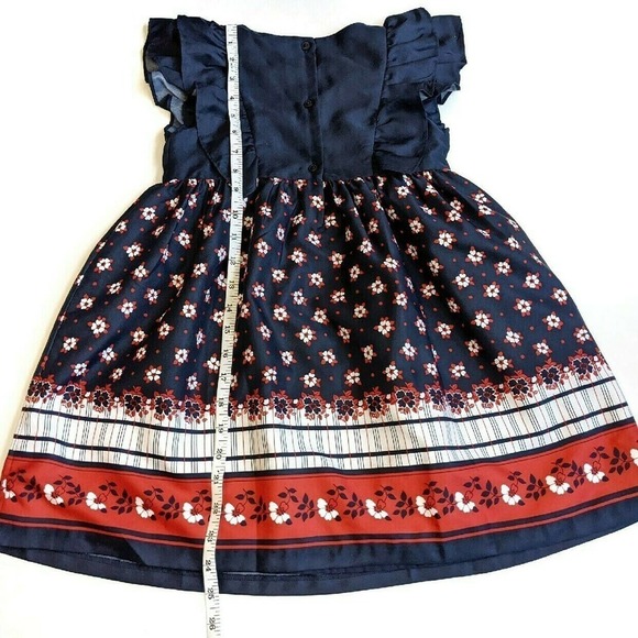 Satin Ruffle Dress Janie Jack - Picture 3 of 5